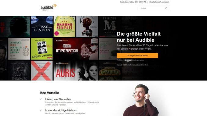 Audible App: Hörbücher zu Hause und unterwegs hören