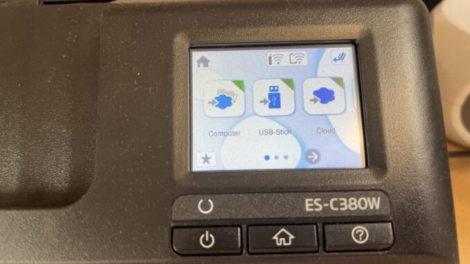 Epson Es C380W Dokumentenscanner